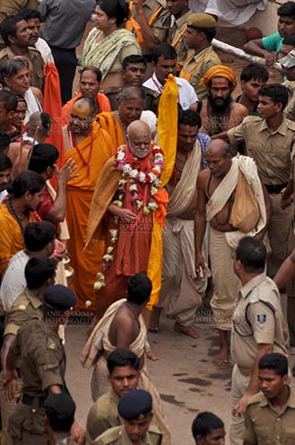 Festivals- Jagannath Rath Yatra (Odisha) - Jagadguru Shankaracharya participating on the occasion of Rath Yatra at Puri, Odisha, India. by Anil
