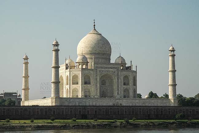 Monuments- Taj Mahal, Agra (India) - The Beauty of Taj Mahal, the jewel of Muslim art in India at Agra, Uttar Pradesh, India. by Anil