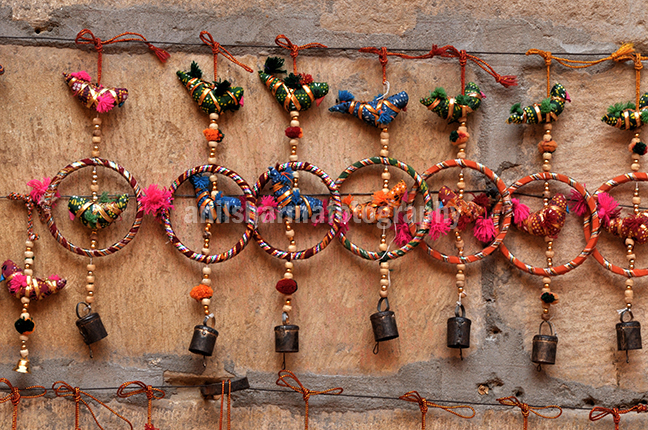 Festivals- Jaisalmer Desert Festival, Rajasthan - Handicraft items for sale at Jaisalmer Desert Festival. by Anil