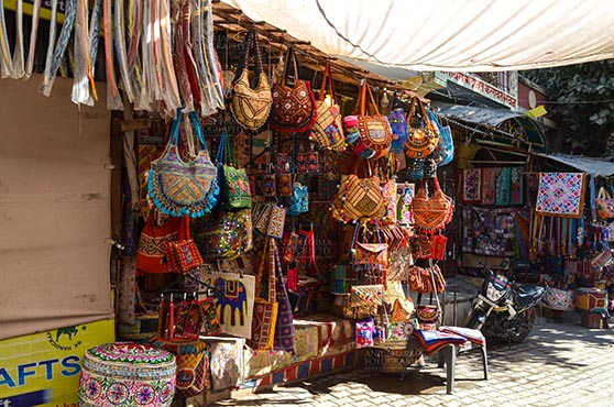 Fairs- Pushkar Fair (Rajasthan) - Pushkar, Rajasthan, India- January 16, 2018: Handicraft  and hand made decorated material market at Pushkar, Rajasthan, India. by Anil
