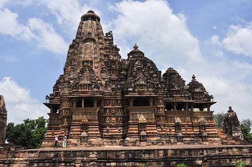 Monuments-  Khajuraho Temples (Madhya Pradesh) - Vishwanatha Temple, Built in AAD 1002 at Khajuraho, Madhya Pradesh, India. by Anil