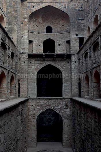 The picture of historic “Agrasen Ki Baoli” (Baoli means step well) at Hailey Road, Connaught Place, New Delhi, India.